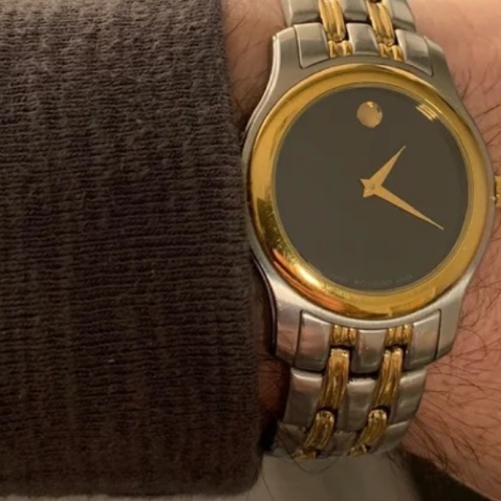 Movado Gold and Silver Two-Tone Women’s Watch - Picture 8 of 8